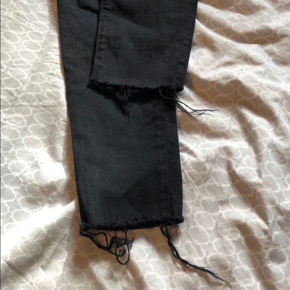 Super Black AG Jeans with frayed hem - Picture 2 of 4